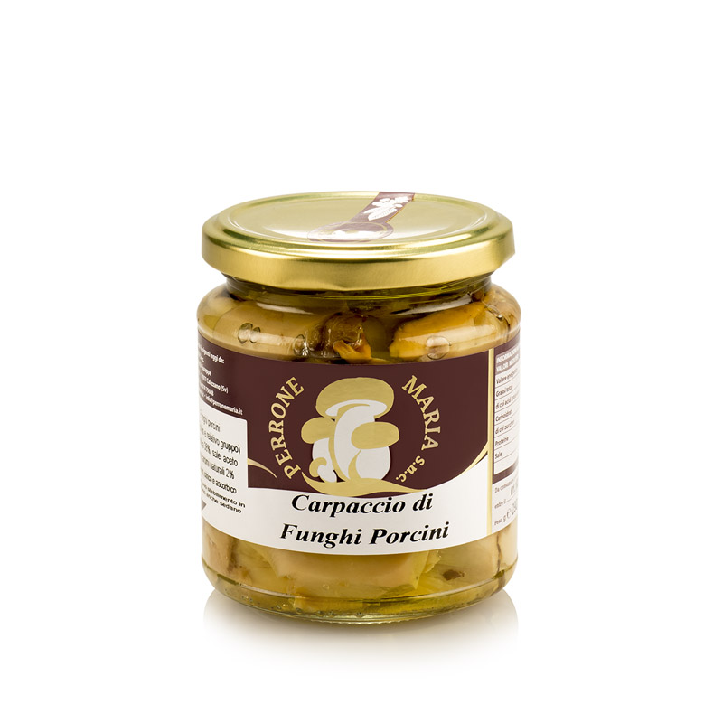 Carpaccio with porcini mushrooms